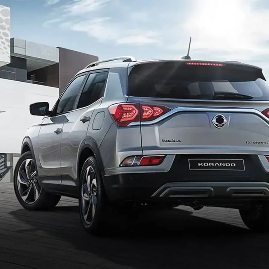 ssangyong kgm korando rear styling