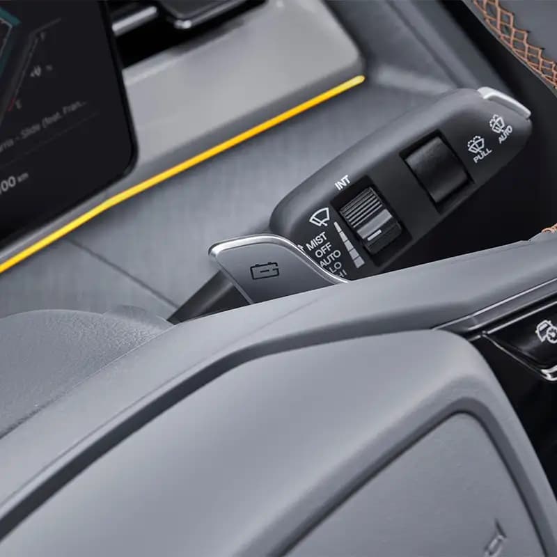 kgm musso ev ev paddle shifters