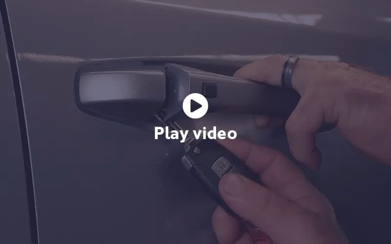 How to open the doors when your remote battery is flat