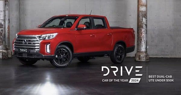 The SsangYong Musso has been crowned Drive Car of the Year Best Dual-Cab Ute under $50K for 2024.