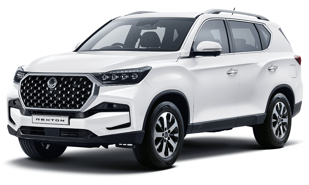 ssangyong rexton elx pearl white