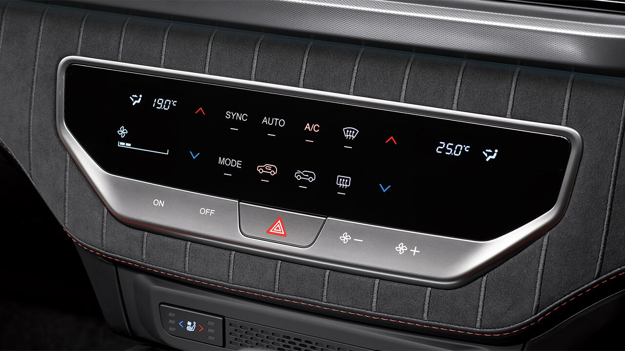 Dual zone climate control